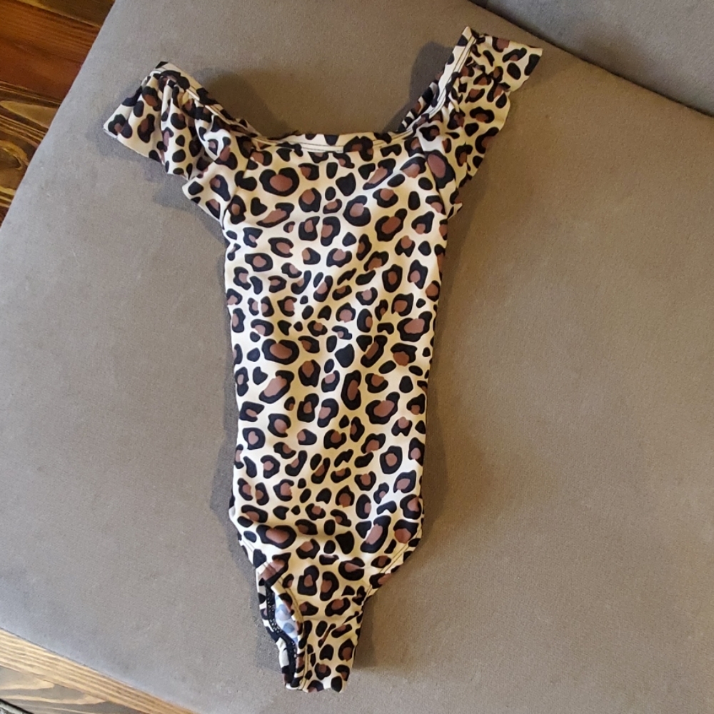 Toddler animal print swimsuit